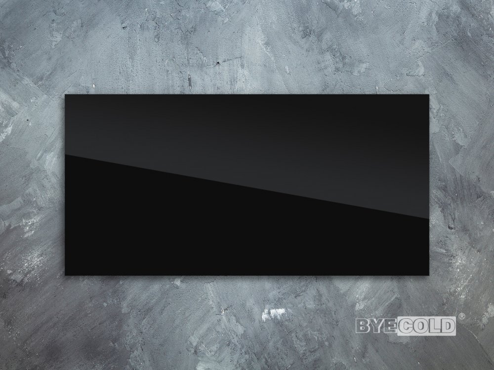 Sklenený infrapanel BLACK GLASS 700W (120x60cm) + WIFI termostat