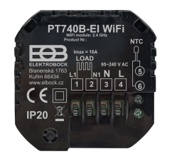 Nástený SMART WiFi termostat PT740B