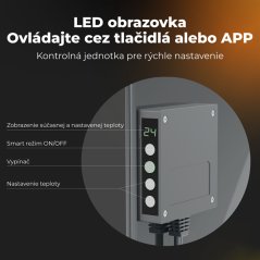 Infrapanel AENO AGH3S/AGH4S/AGH5S Premium 700W WIFI