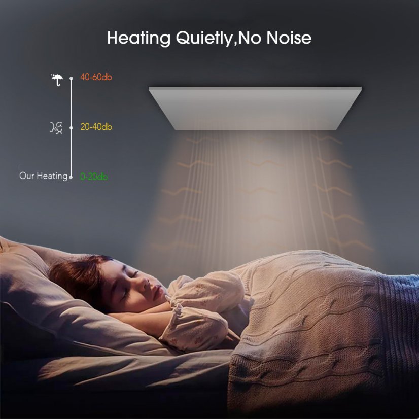 Stropný Infrapanel UltraTHIN 600W + DW LED + DO (108x63cm)