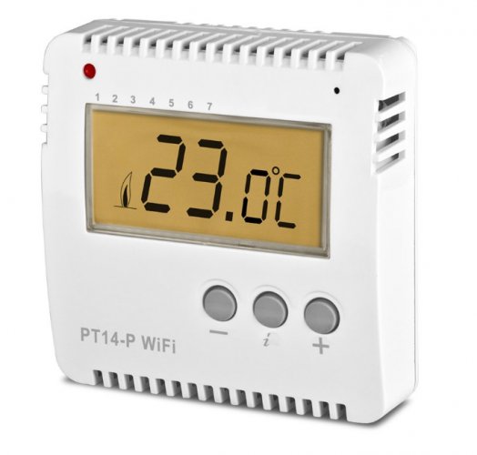 Priestorový WiFi termostat PT14-P WiFi