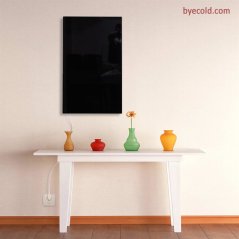 Infrapanel BLACK GLASS 700W (120x60cm) + WIFI termostat