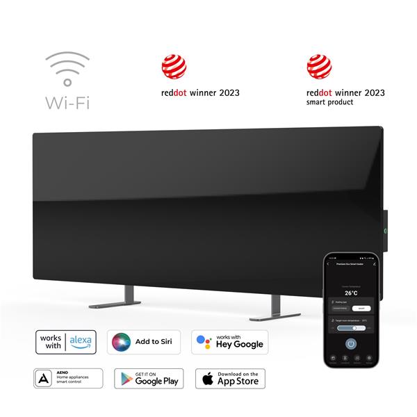 Infrapanel AENO AGH1S/AGH2S Premium Eco Smart Ohrievač 700W WIFI - Farba: Biela