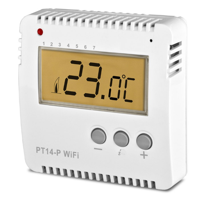 Priestorový WiFi termostat PT14-P WiFi