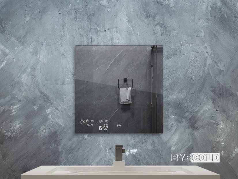 SMART zrkadlo 200W (60x60cm) + WIFI TERMOSTAT