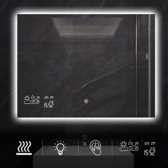 SMART zrkadlo 250W (80x60cm) + WIFI TERMOSTAT