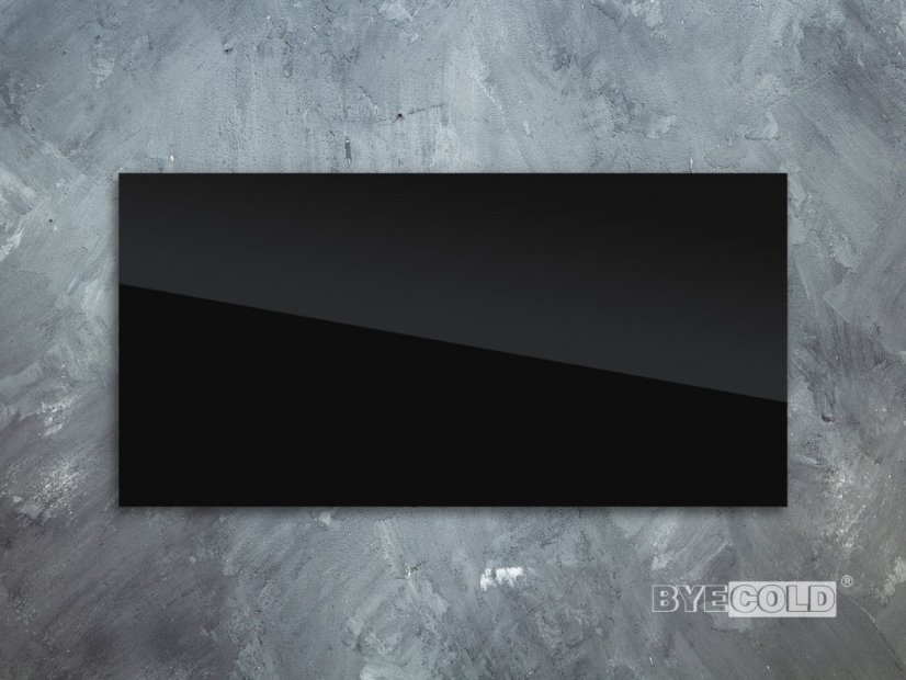 Infrapanel BLACK GLASS 700W (120x60cm) + WIFI termostat