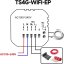 Nástenný SMART WIFI termostat TS4G