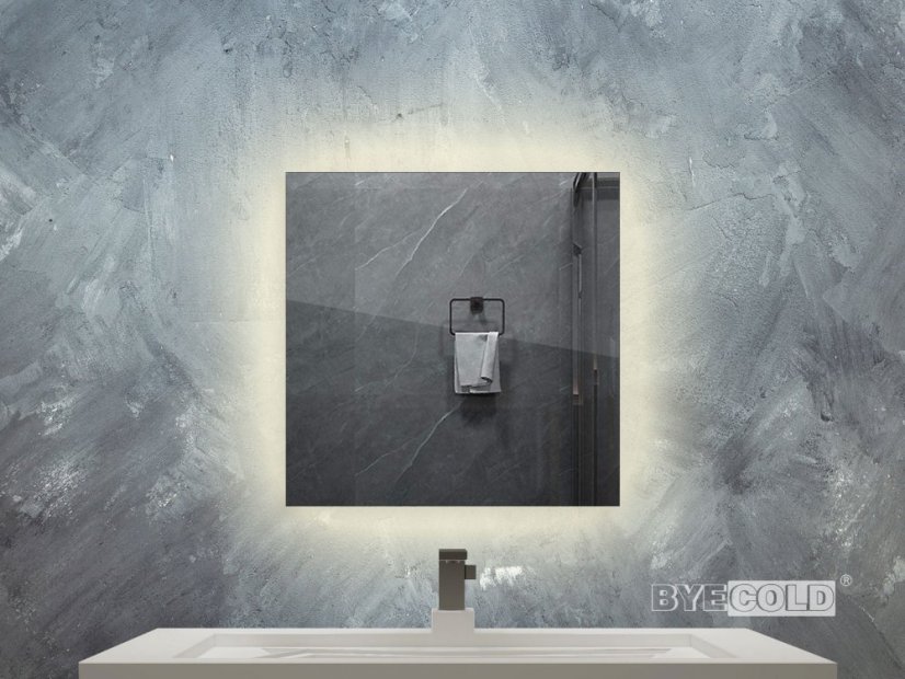 Infrapanel MIRROR 320W (60x60cm) + LED + WIFI Termostat