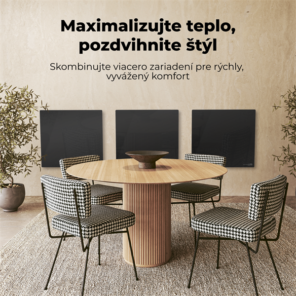 AENO AGH11S/AGH12S Premium QUADRO Smart Ohrievač 500W - WIFI