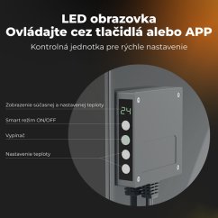 Infrapanel AENO AGH3S/AGH4S/AGH5S Premium 700W WIFI