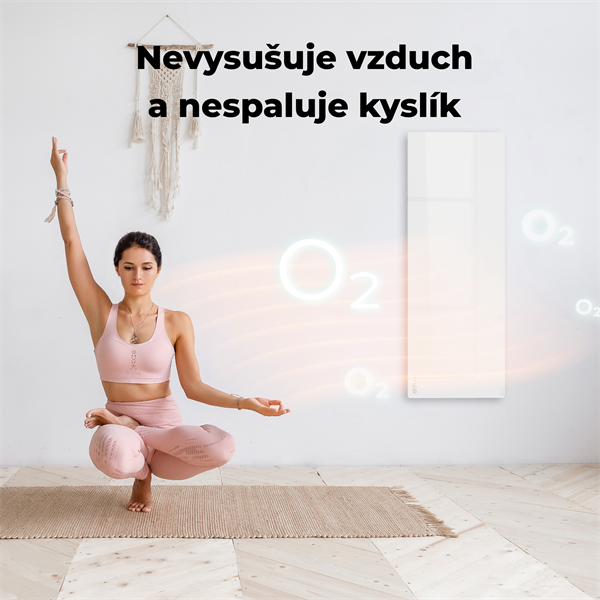 Infrapanel AENO AGH3S/AGH4S/AGH5S Premium 700W WIFI - Farba: Šedá