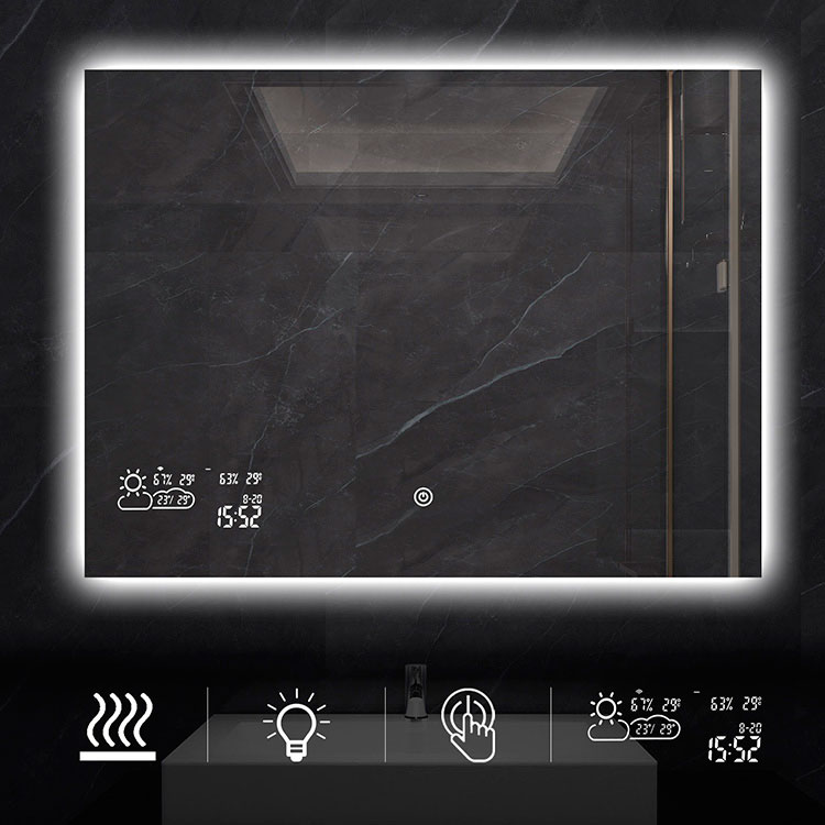 SMART zrkadlo 250W (80x60cm) + WIFI TERMOSTAT