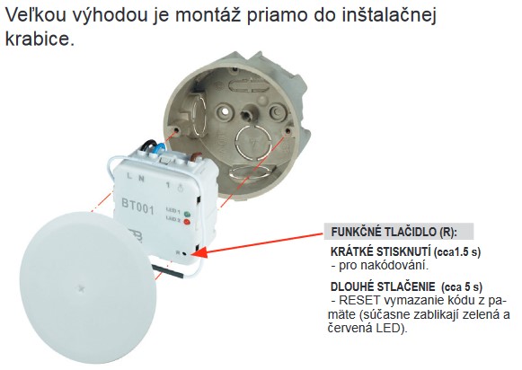 Bezdrôtový prijímač (RELE)
