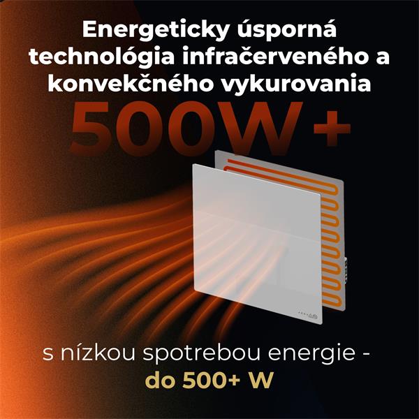 AENO AGH11S/AGH12S Premium QUADRO Smart Ohrievač 500W - WIFI