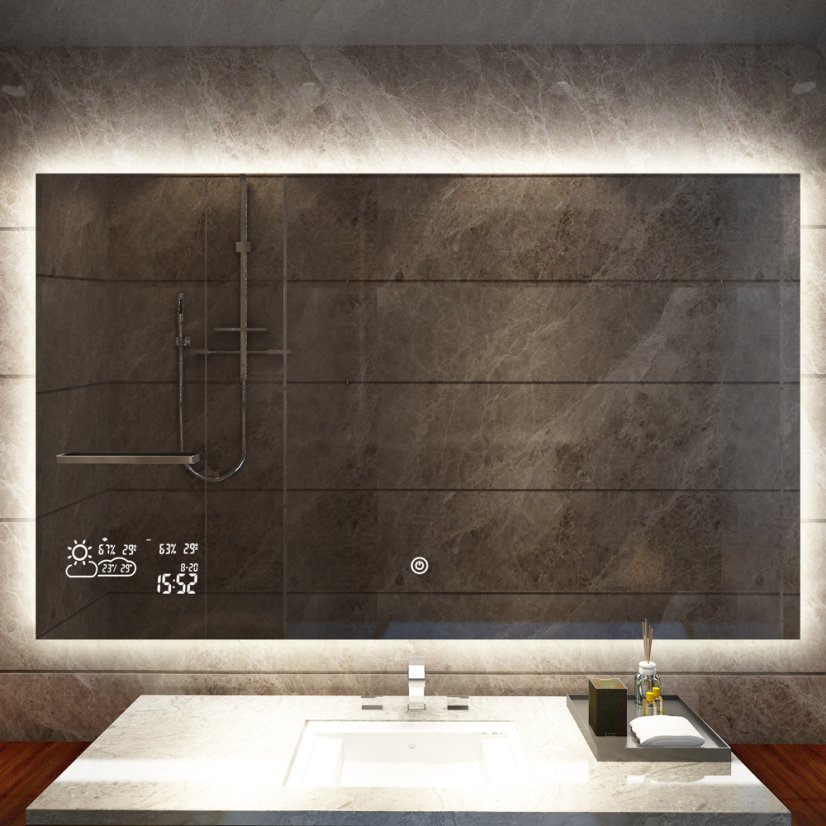 SMART zrkadlo 350W (100x60cm) + WIFI TERMOSTAT