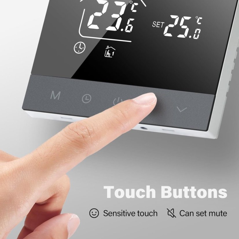 Nástenný SMART WIFI termostat TS4G