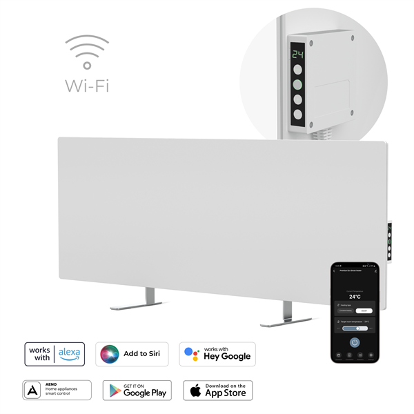 Infrapanel AENO AGH3S/AGH4S/AGH5S Premium 700W WIFI - Farba: Šedá