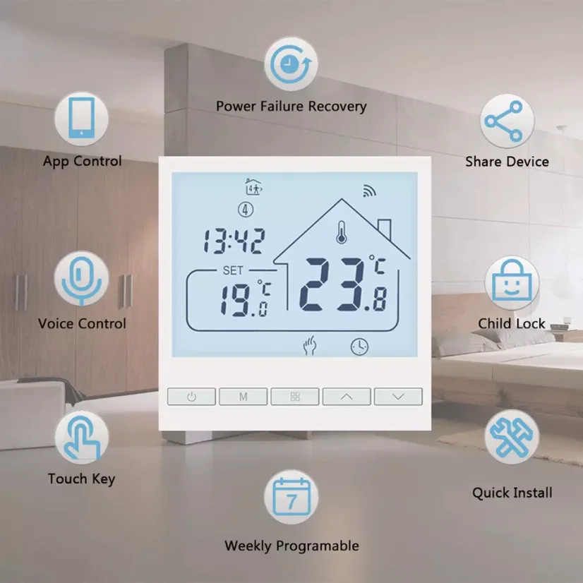 Nástenný SMART WIFI termostat T47