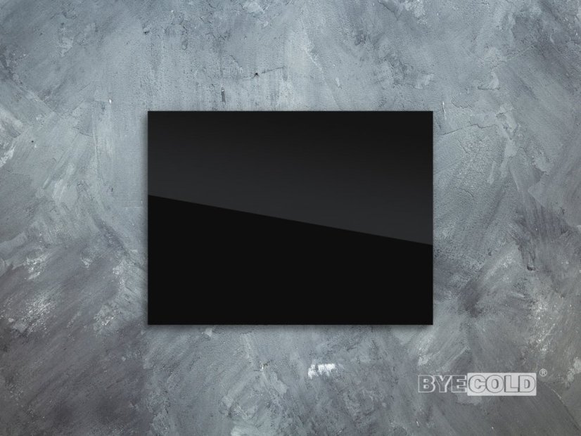 Infrapanel BLACK GLASS 450W  (80x60cm) + WIFI termostat