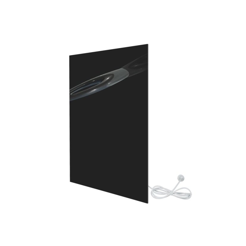 Infrapanel BLACK GLASS 450W  (80x60cm) + WIFI termostat