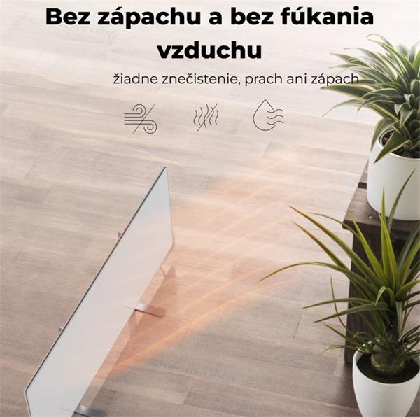Infrapanel AENO AGH1S/AGH2S Premium Eco Smart Ohrievač 700W WIFI - Farba: Biela