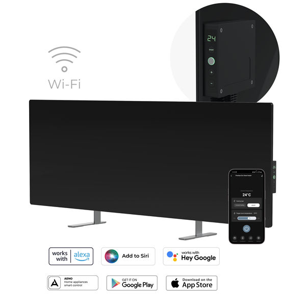 Infrapanel AENO AGH3S/AGH4S/AGH5S Premium 700W WIFI - Farba: Šedá